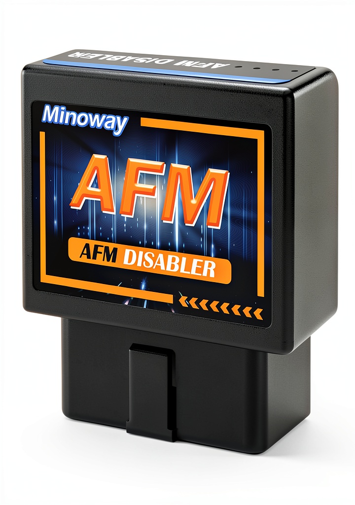 Installing Minoway AFM Disabler Plug in for GM V6 V8 Engines on a wooden desk