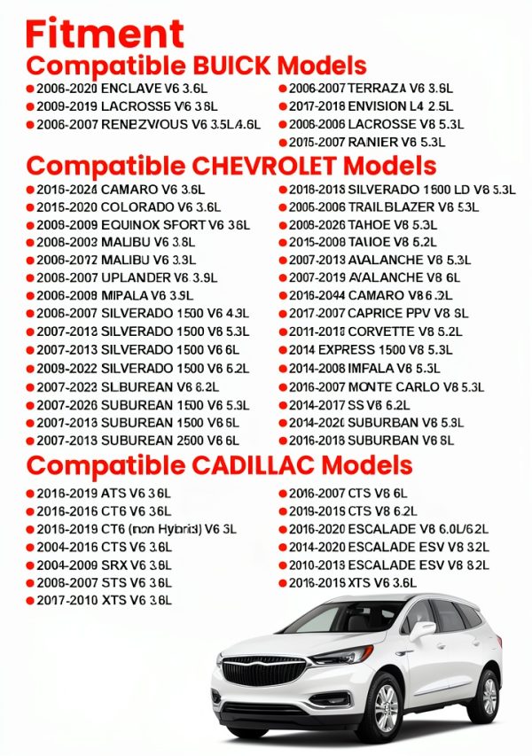 Qdlauto AFM Disabler for GM V6 V8 Vehicles-1