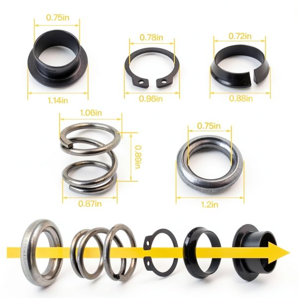 SUNJCO Pitman Shaft Seal for F-450 Super Duty 1992-2007-2