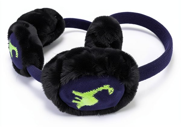 Kids Dinosaur Earmuffs by Pavo Warm Plush Design-4