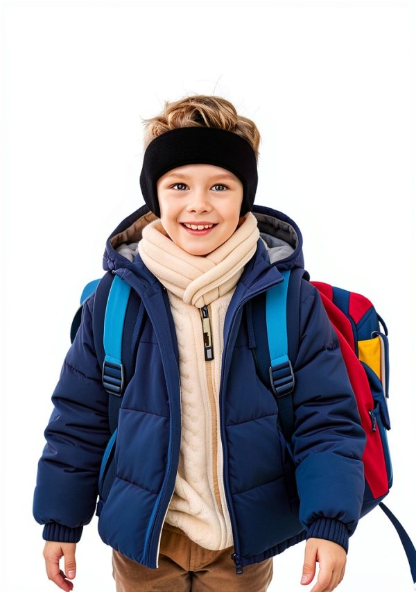 JOEYOUNG Kids Ear Warmers Headband Soft Fleece XLarge Large Sizes-1