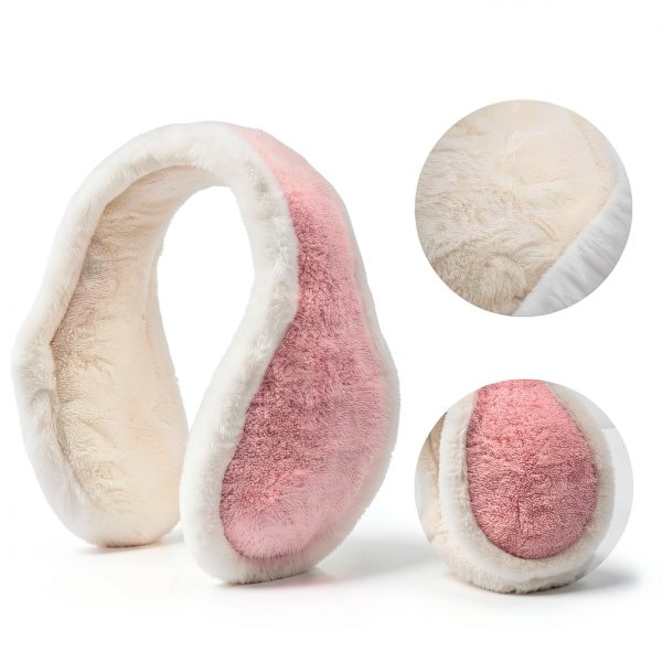Kids Ear Muffs by CozyKids Plush Faux Fur Wind‑Proof One Size-2