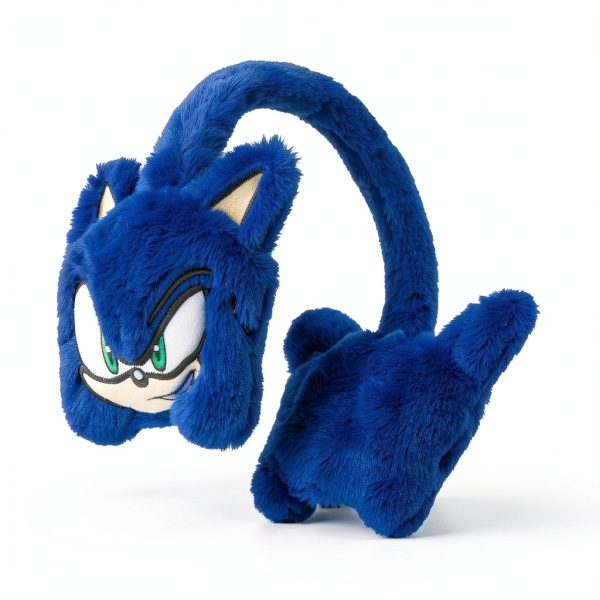Sonic Fluffy Earmuffs for Boys – Official Licensed Winter Warmth-3