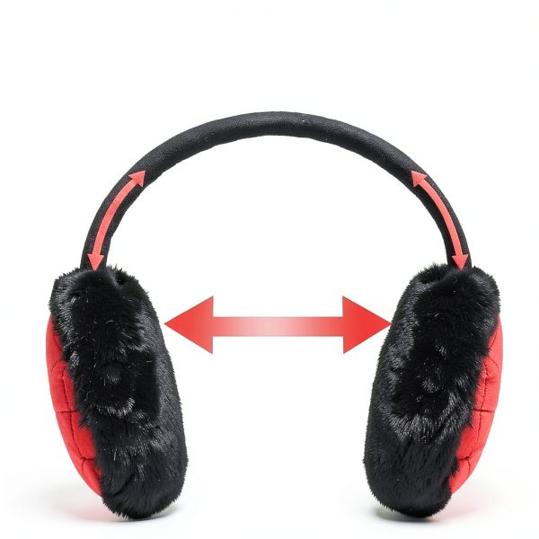 Faux Fur Earmuffs G1728 Unisex Child Winter Warmers with Plush-3