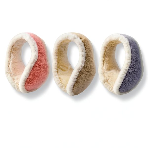 Kids Ear Muffs by CozyKids Plush Faux Fur Wind‑Proof One Size-5