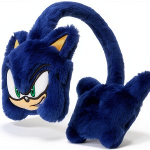 Sonic Fluffy Earmuffs for Boys – Official Licensed Winter Warmth-0