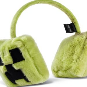 Minecraft Kids Earmuffs Fluffy Creeper Design One Size Warm Headband-0