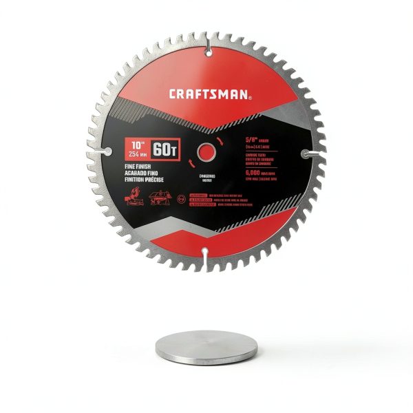 CRAFTSMAN 10 in Table Saw Blade 60 Tooth with 5/8 in Arbor (1 Pack) (CMAS21060)-2