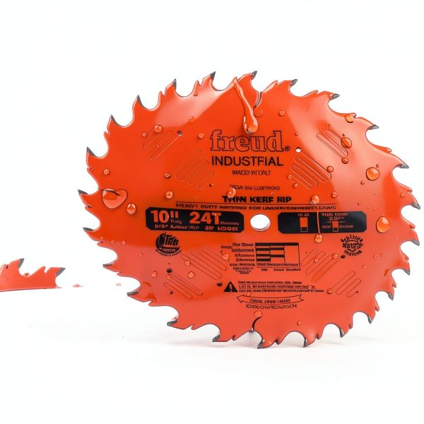 Freud 10" Thin Kerf Rip Blade 24 Tooth FTG PermaShield 5/8" Arbor-1