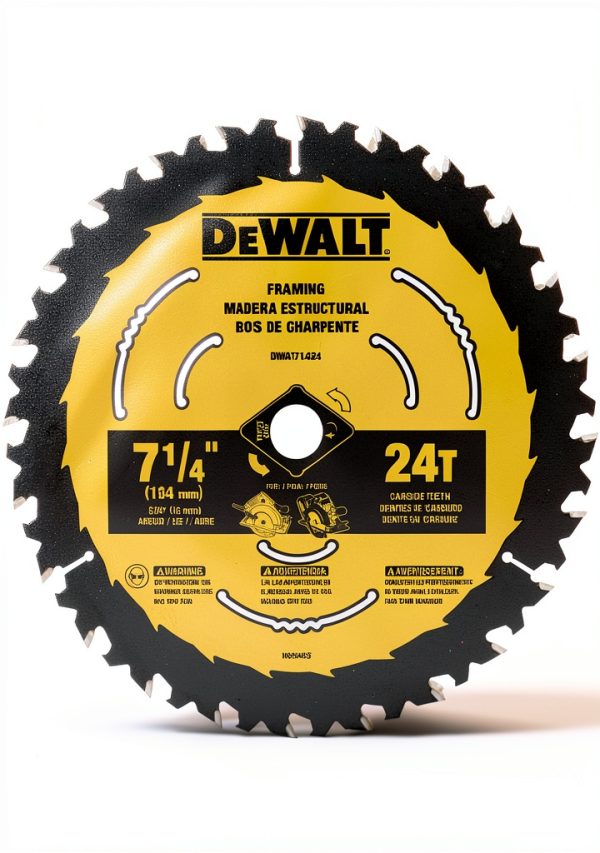DEWALT Circular Saw Blade 7 1/4 Inch 24 Tooth ToughTrack 3 Pack-0