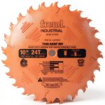 Freud 10" Thin Kerf Rip Blade 24 Tooth FTG PermaShield 5/8" Arbor-0