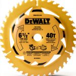 DEWALT 6-1/2 in. 40T Circular Saw Blade (DWA261240)-0