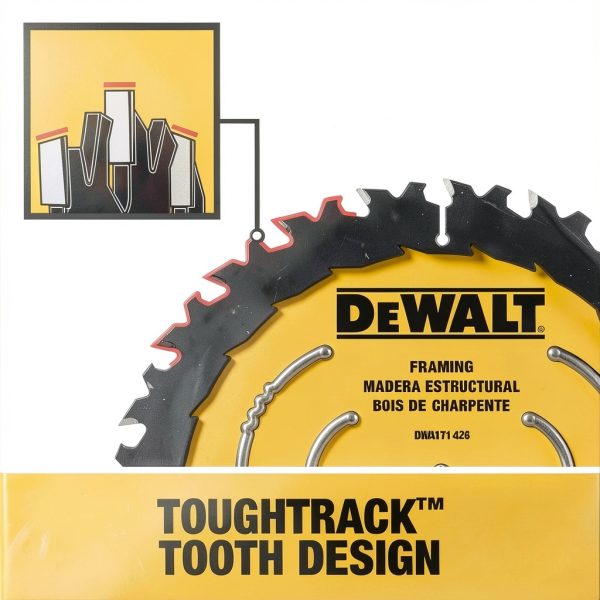 DEWALT Circular Saw Blade 7 1/4 Inch 24 Tooth ToughTrack 3 Pack-3
