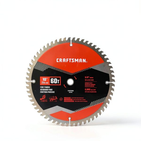 CRAFTSMAN 10 in Table Saw Blade 60 Tooth with 5/8 in Arbor (1 Pack) (CMAS21060)-1
