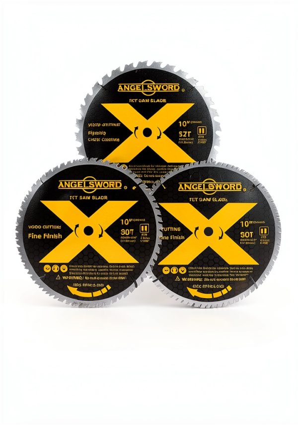ANGELSWORD 10 Inch Table Saw Blade 3 Pack 32/60/80 Tooth Fine Finish-1