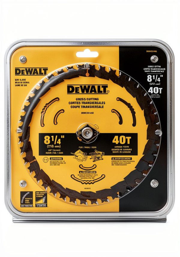 Circular Saw Blade 8 1-4 inch 24T DEWALT ToughTrack Carbide-3