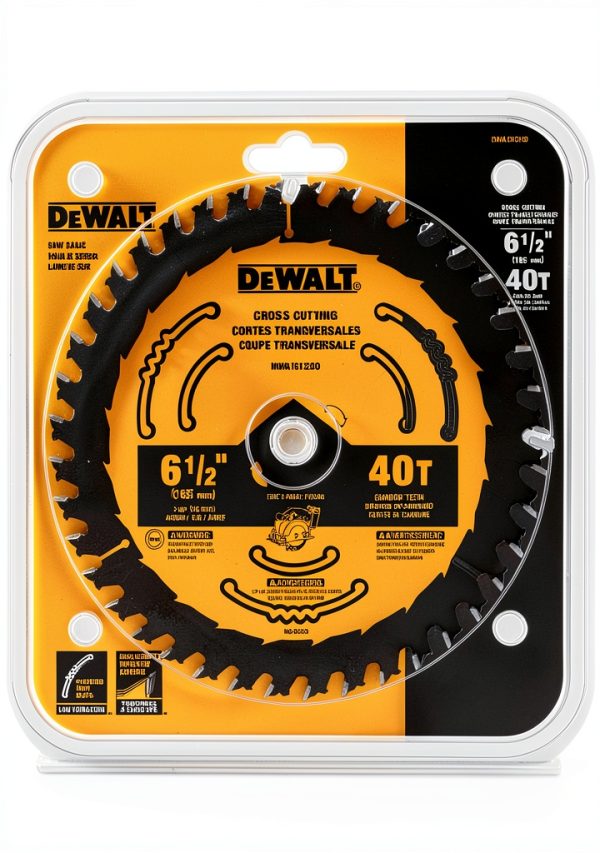 Circular Saw Blade DEWALT 6-1/2" 40-Tooth ToughTrack Carbide-1