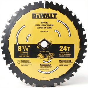 Circular Saw Blade 8 1-4 inch 24T DEWALT ToughTrack Carbide-0