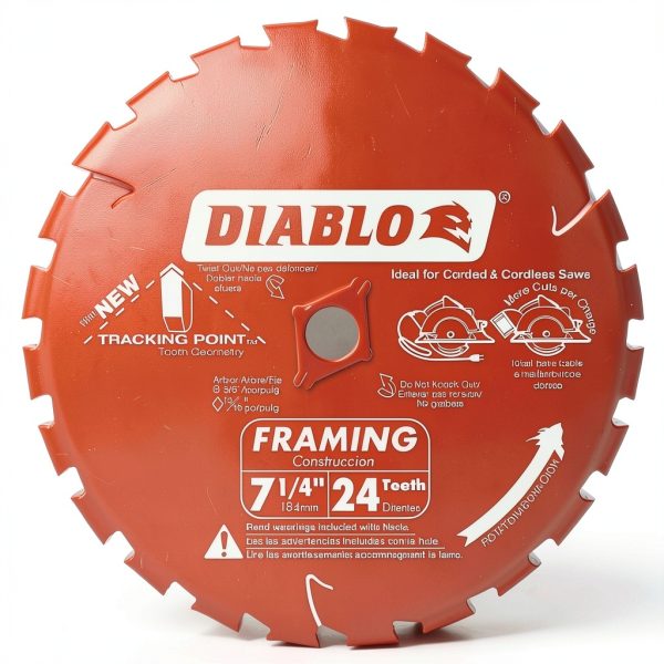 Diablo Tracking Point 7-1/4 in Circular Saw Blades 2-Pack TiCo Carbide-1