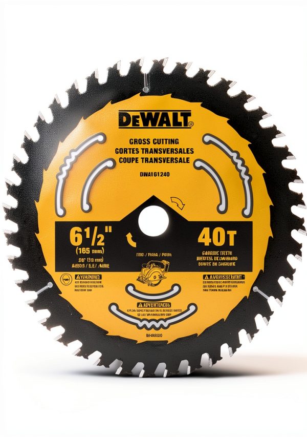 Circular Saw Blade DEWALT 6-1/2" 40-Tooth ToughTrack Carbide-0