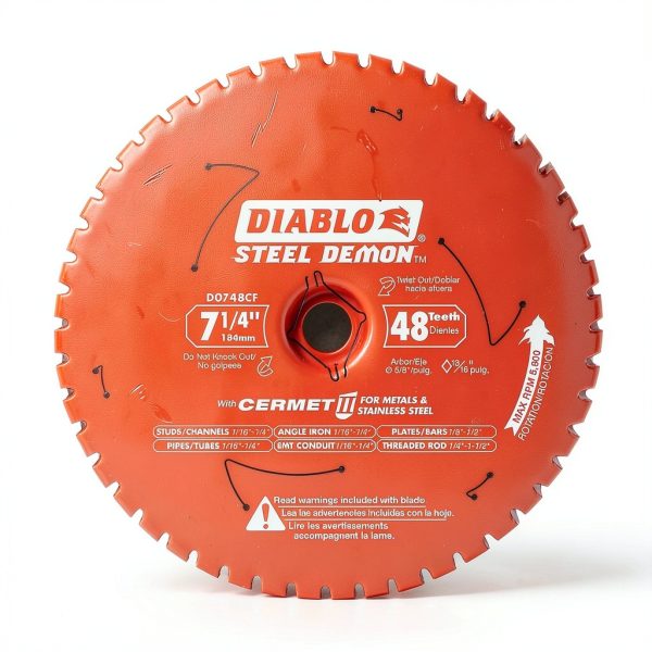 Diablo Saw Blade 7-1/4" 48 TCG Triple Chip Perma Shield Cermet II-0