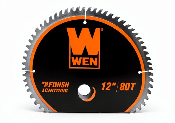 WEN BL1280 12-Inch 80-Tooth Fine-Finish Professional Woodworking Saw Blade for Miter Saws and Table Saws-1