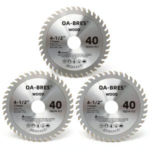 4-1/2-Inch OA-BRES 40T TCT Circular Saw Blade 3-Pack for Wood Cutting-0