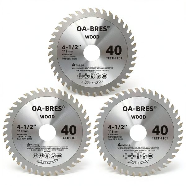 4-1/2-Inch OA-BRES 40T TCT Circular Saw Blade 3-Pack for Wood Cutting-0