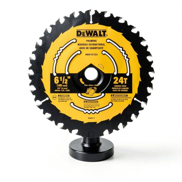 DEWALT Circular Saw Blade, 6 1/2 Inch, 24 Tooth, Framing (DWA161224)-2