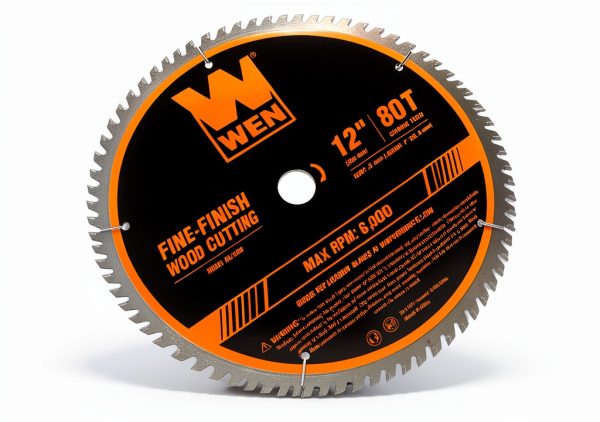 WEN BL1280 12-Inch 80-Tooth Fine-Finish Professional Woodworking Saw Blade for Miter Saws and Table Saws-3