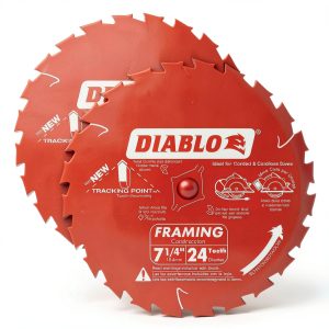 Diablo Tracking Point 7-1/4 in Circular Saw Blades 2-Pack TiCo Carbide-0
