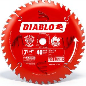 Diablo 7-1/4" 40 Tooth Saw Blade by Freud - TiCo Carbide, Perma-Shield-0