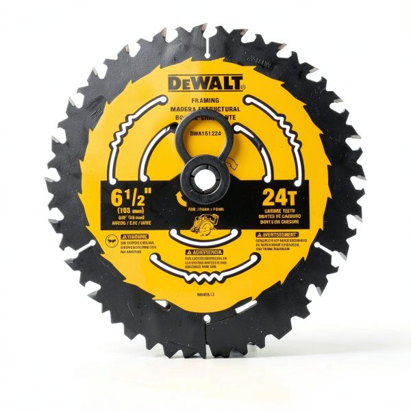 DEWALT Circular Saw Blade, 6 1/2 Inch, 24 Tooth, Framing (DWA161224)-3