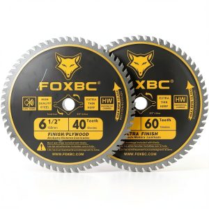 6-1/2 inch Circular Saw Blade FOXBC 40T/60T Combo Ultra Thin Kerf-0