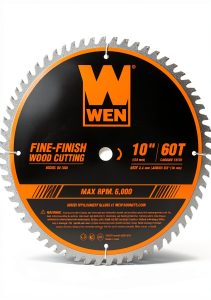 WEN 10-Inch 60-Tooth Saw Blade for Miter & Table Saws – Silver-0